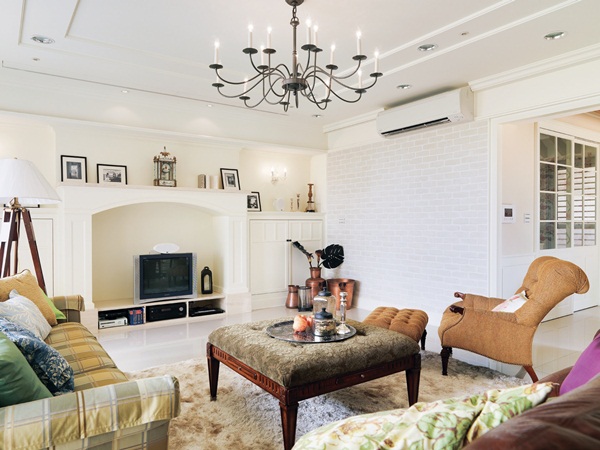 歐風古典、佈置、書櫃、四柱床、床頭釘