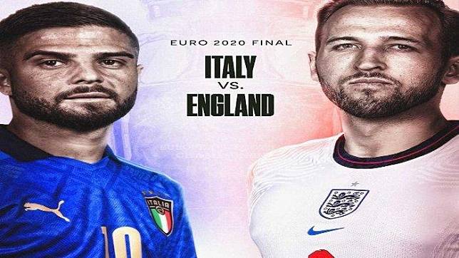 Euro inggris 2021 vs italia Link Live