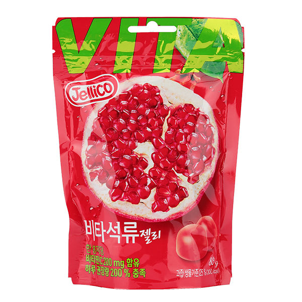 韓國 jellico 石榴果汁軟糖 80g【庫奇小舖】