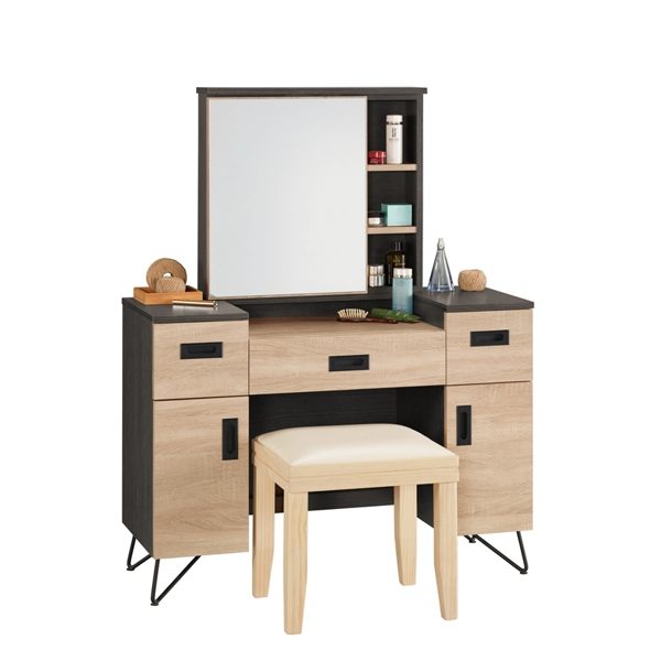 OB003-艾爾莎3.5尺化妝台組(19CM/605-3)【DD House】