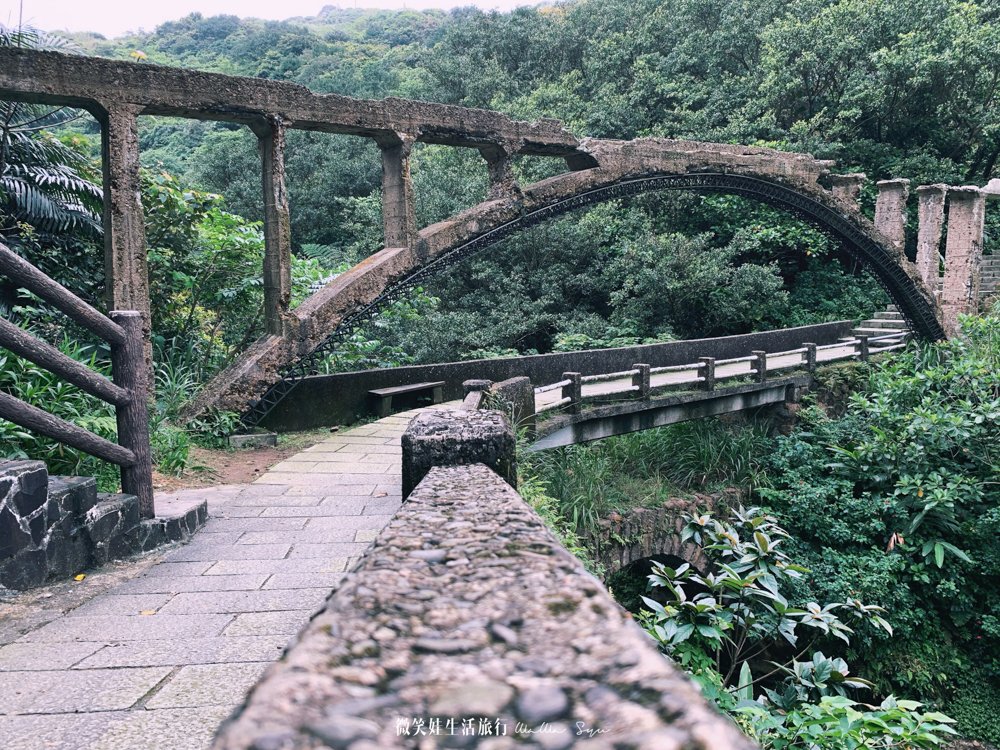 新北私房景點山尖古道探內九份溪圳橋橫