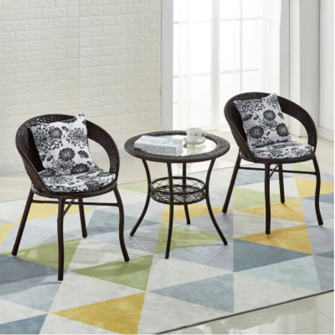 《Chair Empire》戶外陽台桌椅/庭院桌椅/客廳桌椅/椅凳/藤編桌椅組/休閒桌椅組/室外桌椅組/洽談桌椅/桌椅