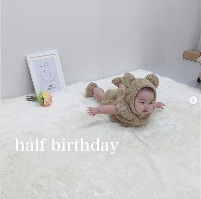 おしゃれママはどうしてる ハーフバースデーの衣装5選