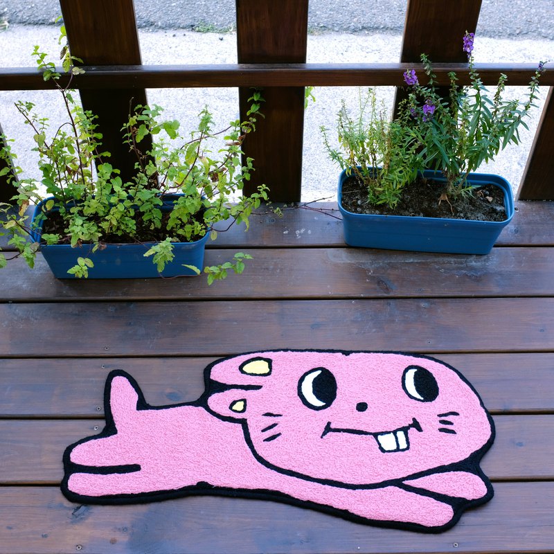 毛毛小兔加厚止滑地墊