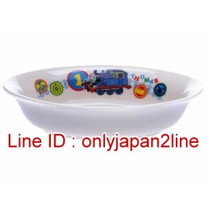 【真愛日本】16121700023 日本製陶瓷咖哩盤-toms1號 THOMAS & FRIENDS 湯瑪士 小火車 盤 餐具
