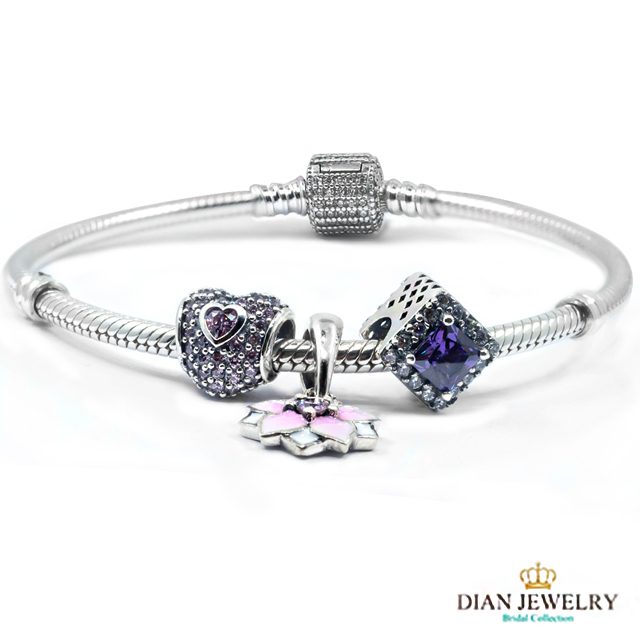 ◆超精細珠寶級金工◆義大利925純銀◆珠寶級電鍍18K白金