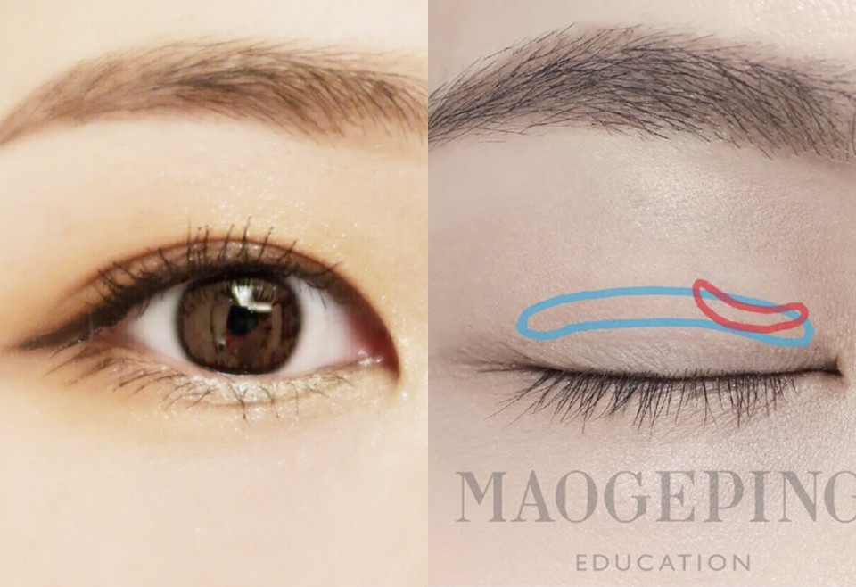 單眼皮、內雙雙眼皮貼貼法