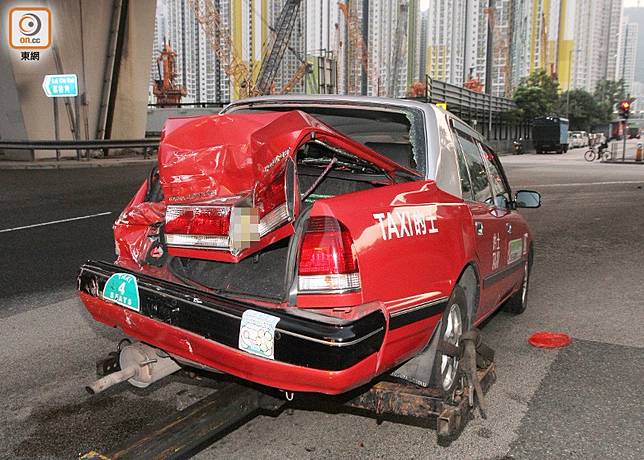 與的士長沙灣相撞貨車司機吹爆錶被捕 On Cc 東網 Line Today