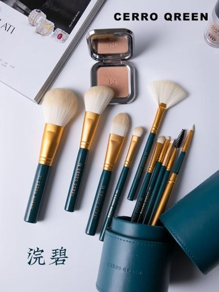 化妝刷 10支化妝刷套裝動物毛化妝工具全套眼影刷唇刷散 韓小姐的衣櫥