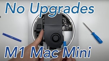 M1 版 Mac mini 拆解報告，記憶體與硬碟都無法自行升級（應該說所有硬體都是）