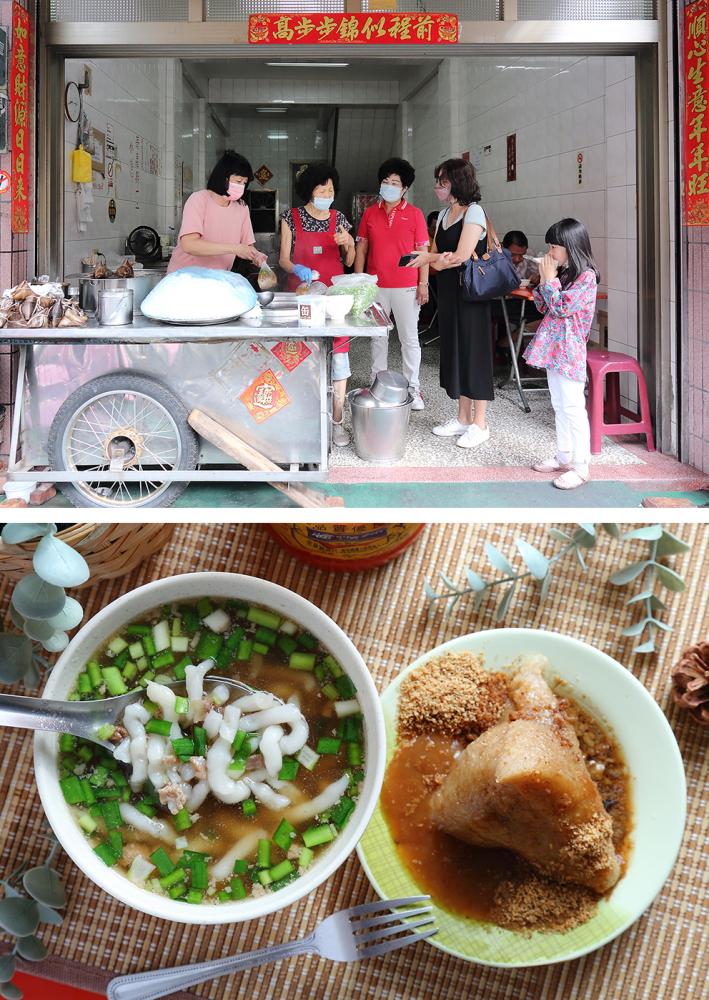 許多老前鎮人即使搬離鎮陽里，週末假日也要回來嚐一嚐「前鎮老店肉粽米苔目」的熟悉味道。(攝影/Carter)