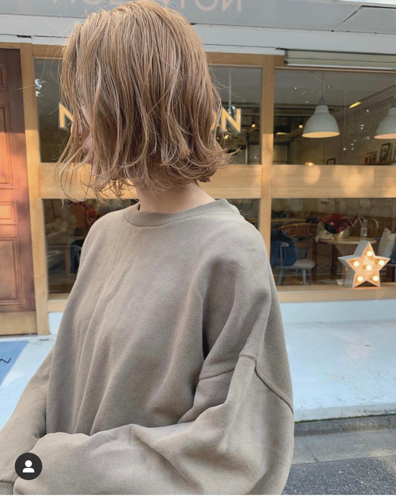 金髪ボブでハイセンス女子に変身 Hair