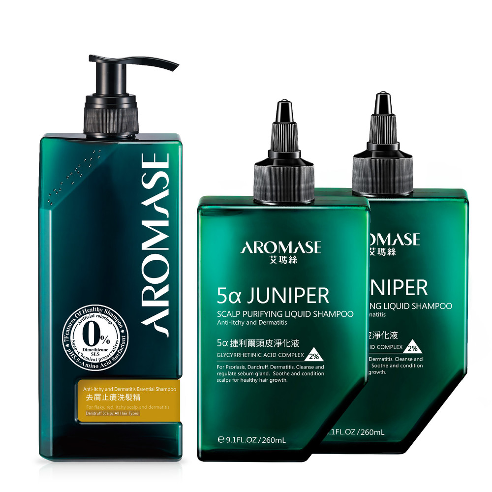 【去油癢屑】去屑淨化調理洗髮組