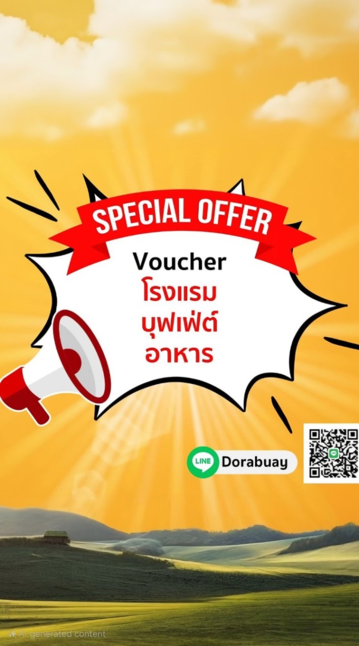 🏨 Voucher โรงแรม ที่พัก บุฟเฟ่ต์ ร้านอาหาร