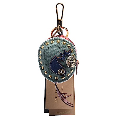 ★品牌標誌性 Thomas墜飾★經典格紋小雞造型★精選皮革飾邊，質感絕佳★可當鑰匙圈或搭配包包收藏