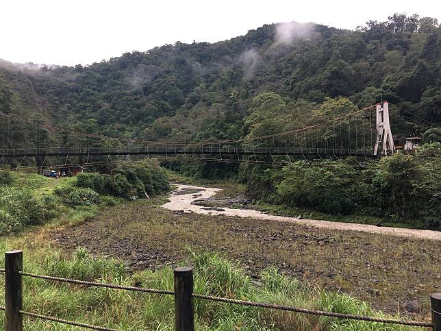 ▲多望吊橋側面的風景。（圖／奧丁丁體驗）