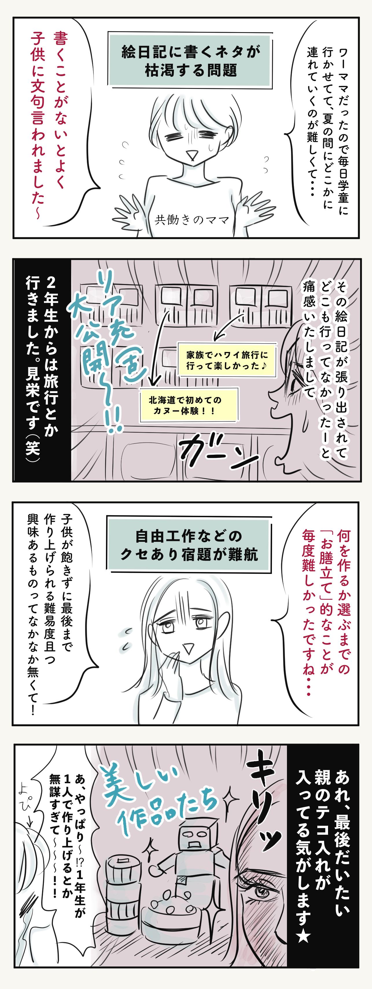 夏休み 乗り越えられるか不安 夏に戦慄する母達 子育て漫画 Charmmy