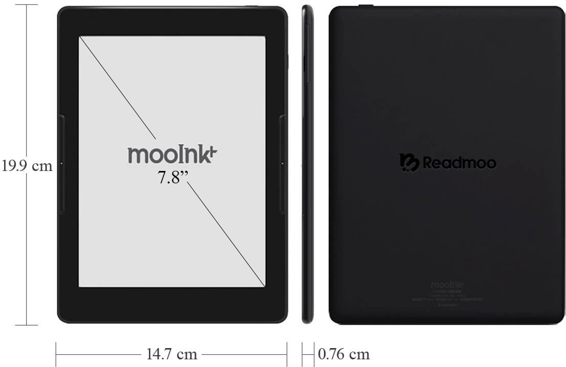 7.8 吋的電子書閱讀器 mooInk Plus 現在開始預購，愈早登記價格愈便宜