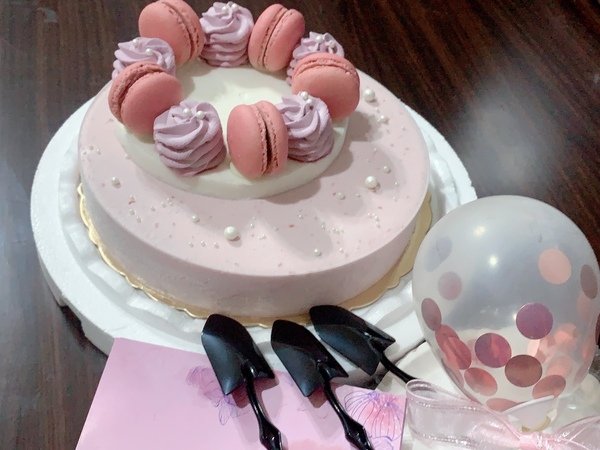 「母親節蛋糕」全省宅配預購 -女性專屬玫瑰荔枝義式冰淇淋蛋糕-法雅幸福概念文心店-冰淇淋蛋糕開箱