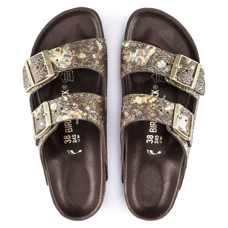 宜蘭勃肯 BIRKENSTOCK ARIZONA 精緻鞋身金屬金