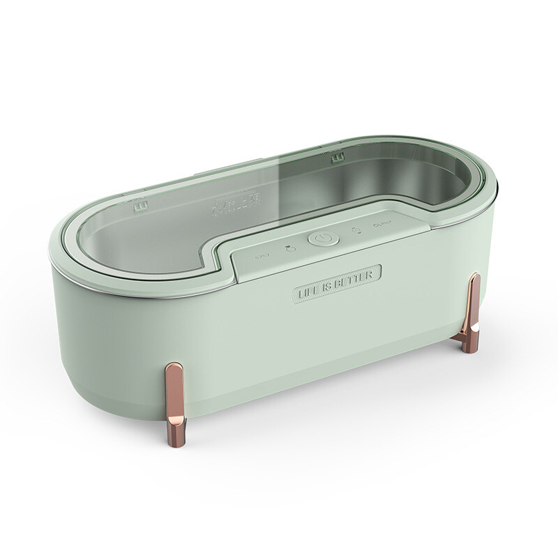 tresor 復古經典 全方位360超聲波深層 日常生活用品 多功能輕巧便攜美學清潔機外觀超高級磨砂白質感柔滑金屬支架簡約又大氣擺在桌子上看著也是一種儀式感透明可視蓋可以清楚地觀察到內部清潔的動態上蓋