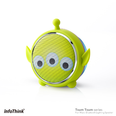 InfoThink TSUM TSUM玩音樂藍牙燈光喇叭-三眼怪Aliens