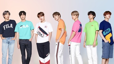 官方新聞 / 這個夏日要最繽紛 FILA BTS COLORFUL SUMMER 全系列臺灣就能入手