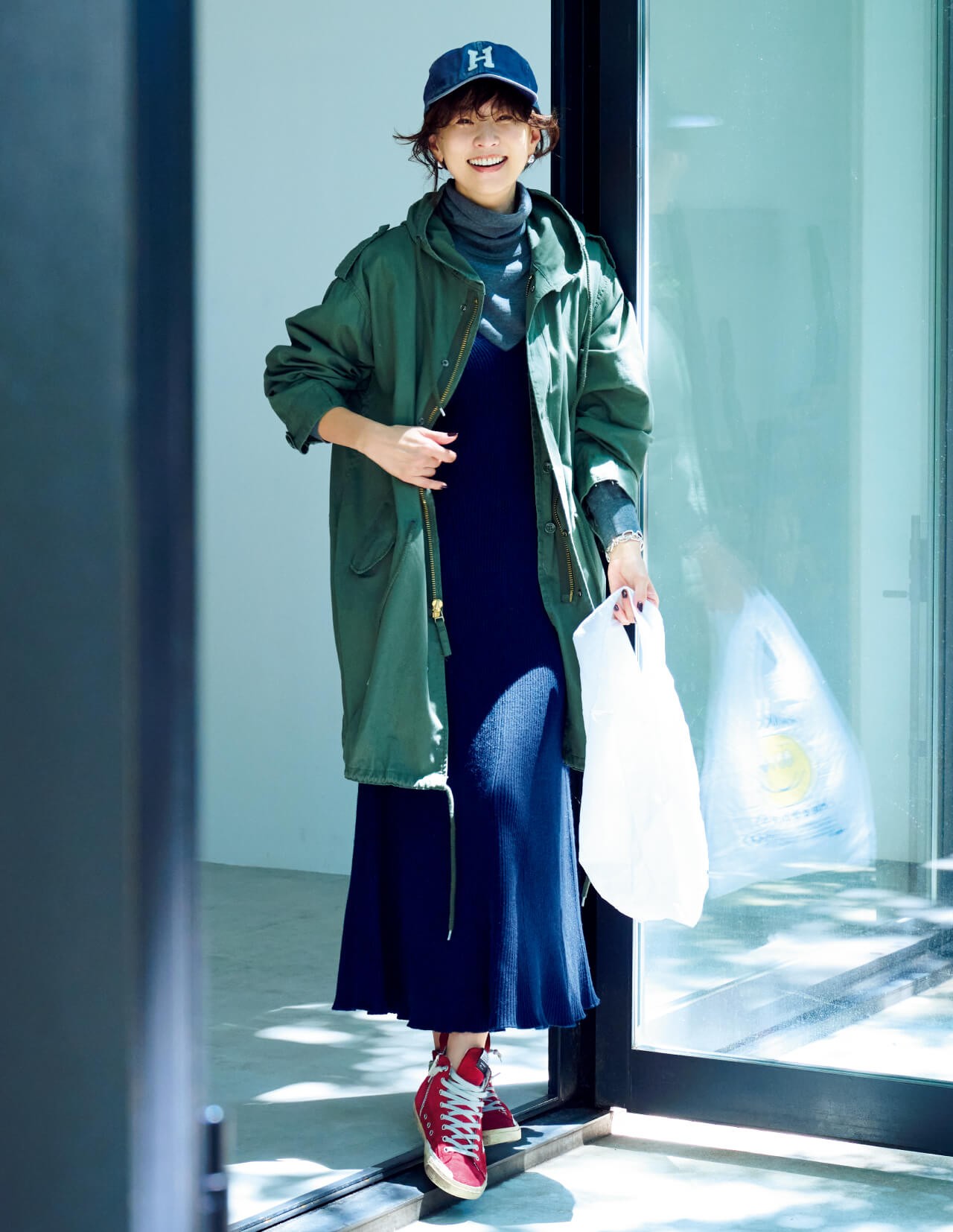 展示会で試着して即決！五明祐子さんスタイリング「CASA FLINE」の