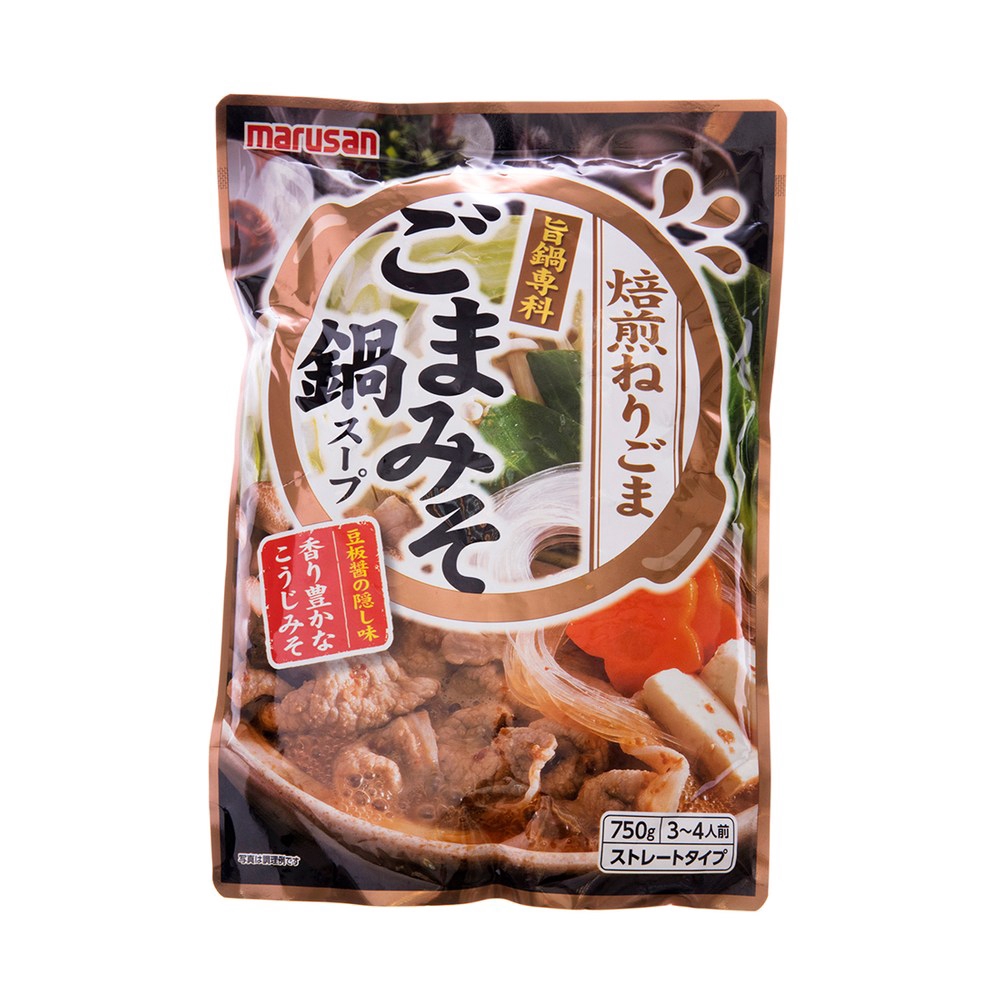 【商品特色】輕鬆料理，省時又美味品嚐美味也溫暖家人的胃冬日的鍋物良伴==================丸三芝麻味噌火鍋湯底016048193==================【商品說明】丸三芝麻味