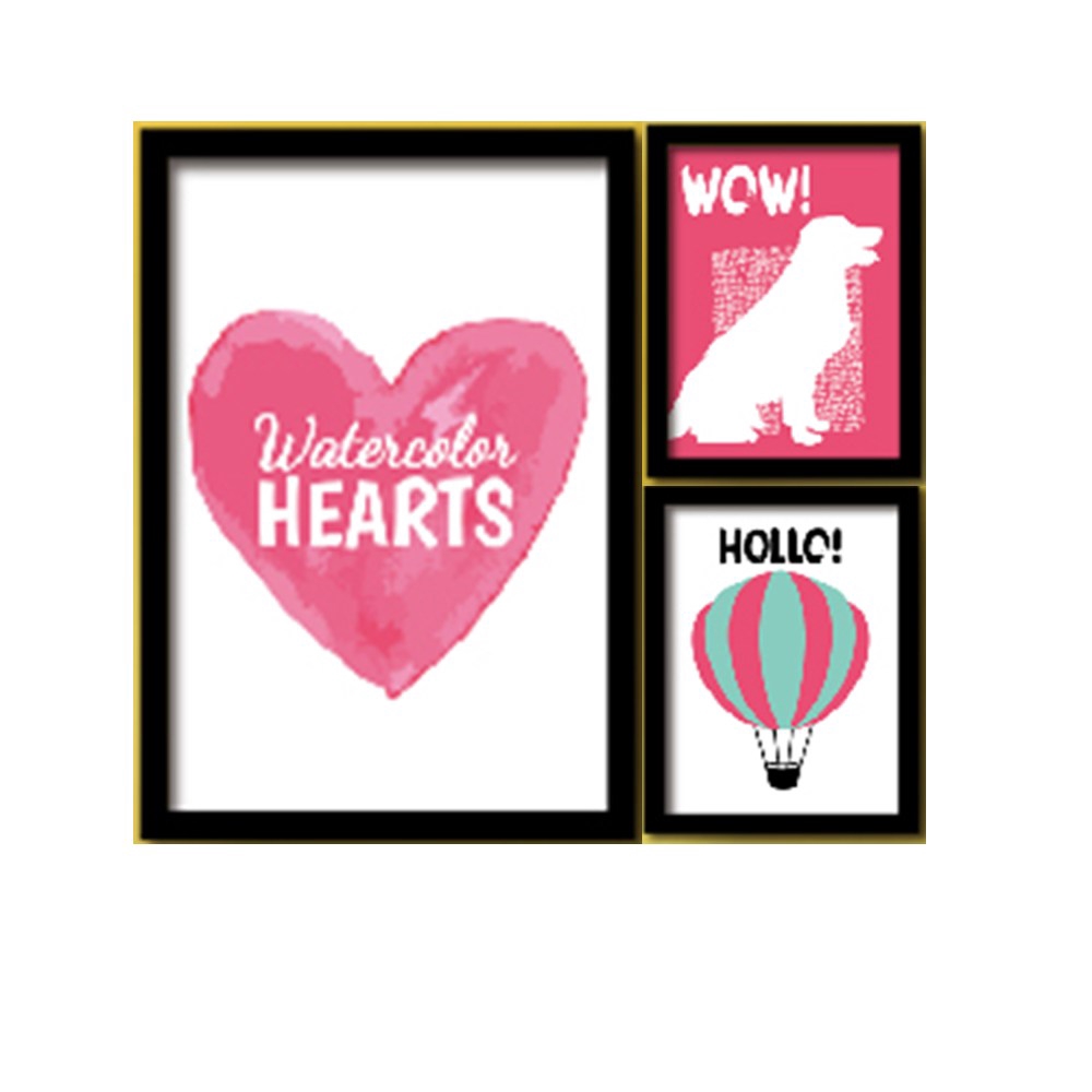 TROMSO風格黑爵海報相框牆三件組/戀家生活