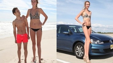 20 歲女孩腿長 125.73 公分打破世界紀錄 最大煩惱就是「找不到男朋友」...