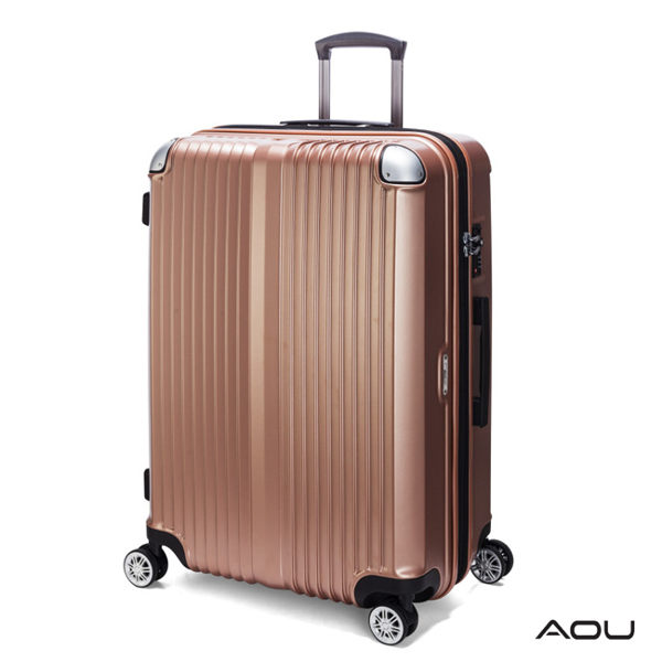AOU 城市系列第二代 29吋可加大輕量防刮TSA旅行箱(玫瑰金)90-028A