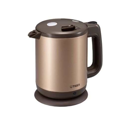 TIGER 虎牌 - 0.8L提倒式電氣快煮壺-香檳金-贈虎牌380cc食物罐一入
