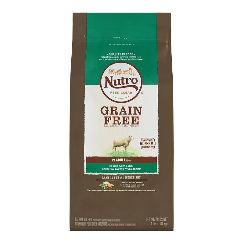 Nutro 美士低敏無穀 成犬配方 (牧場小羊+扁豆、地瓜) 24磅 10.88kg