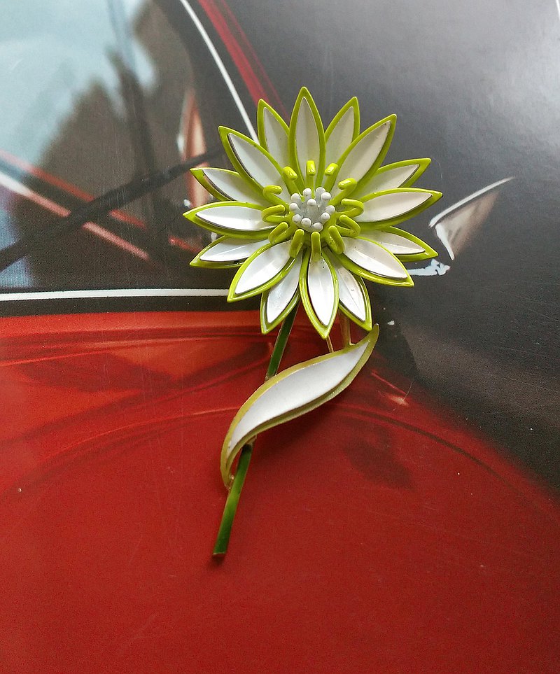我們販售西洋古董老件飾品，非全新商品，照片均是實物拍攝，品況如圖， 請勿以全新商品的標準看待。 我們收的老飾品均是1960~1980年代在美國社會流行首飾風格，非此物件正確的製造年份。 請粉絲朋友們需