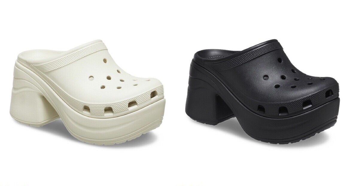 Crocs「高跟厚底洞洞鞋」新上市！新款Crocs經典人魚高跟鞋，穿上秒變大長腿！