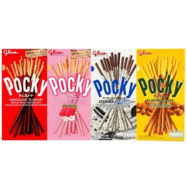 江崎 Glico 固力果 POCKY 巧克力棒/草莓棒/巧克力餅乾/杏仁棒(1盒入) 4款可選【小三美日】