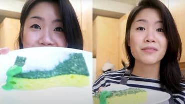 「菜瓜布蛋糕」成新流行？美食網紅完美還原菜瓜布與泡沫，網友：人類有事嗎？