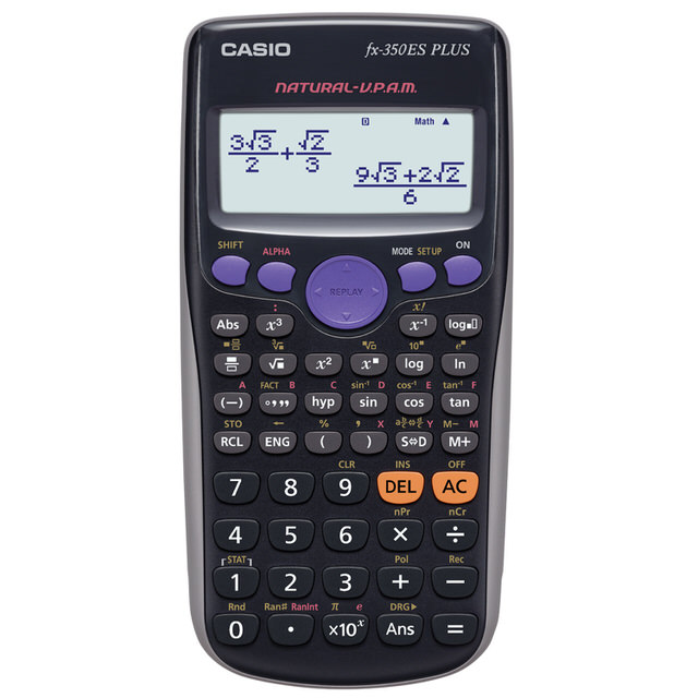 【卡西歐CASIO】 12位數工程型計算機FX-350ES PLUS