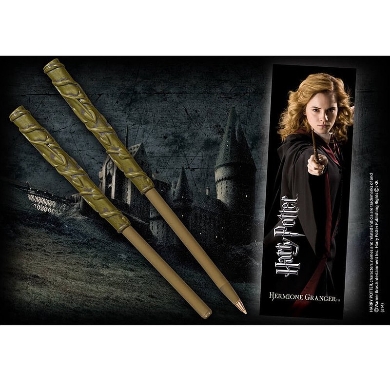 【哈利波特】妙麗 葡萄藤木魔杖筆套組(含書籤) Harry Potter