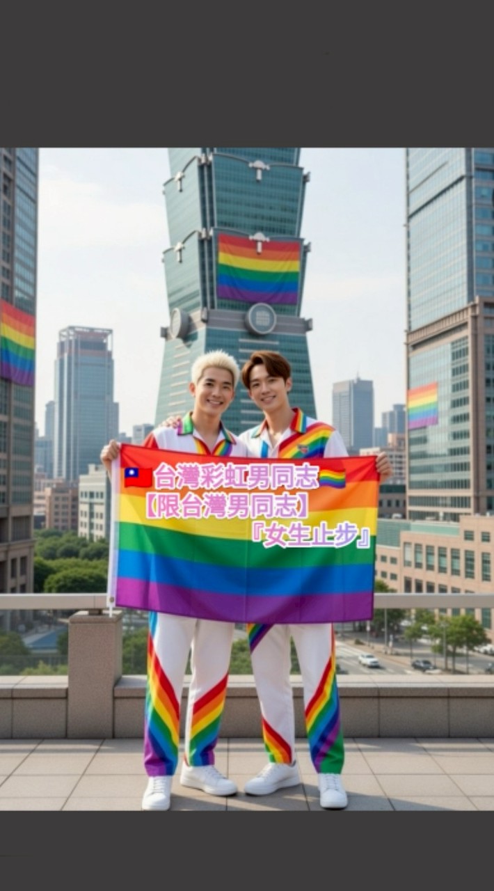 🇹🇼台灣彩虹男同志🏳️‍🌈【限台灣男同志】『女生止步』