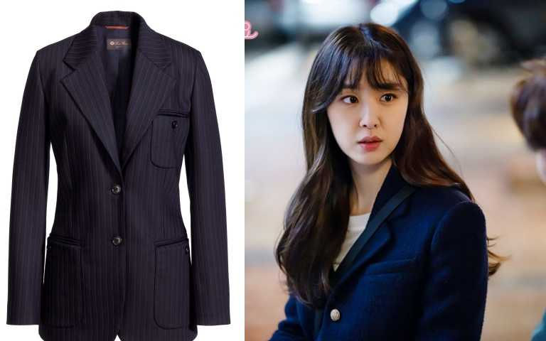 Loro Piana Roxane彈性羊毛與棉混紡夾克／價格店洽（圖／翻攝自徐智慧IG、品牌提供）