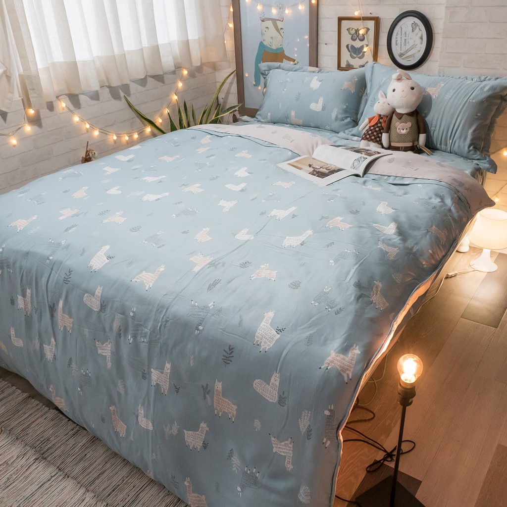 天絲床組 草泥馬(40支) 多規格可選 100%天絲 棉床本舖