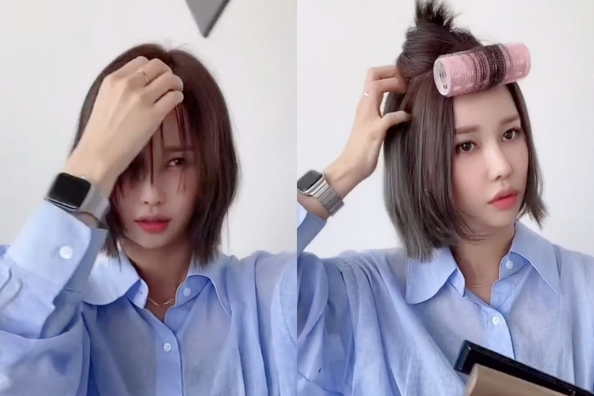 短髮平板夾、離子夾髮型教學1：內彎捲度短髮