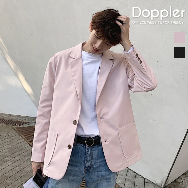 西裝外套 韓系休閒單排扣西裝外套【TJW8006】Doppler 現貨+預購