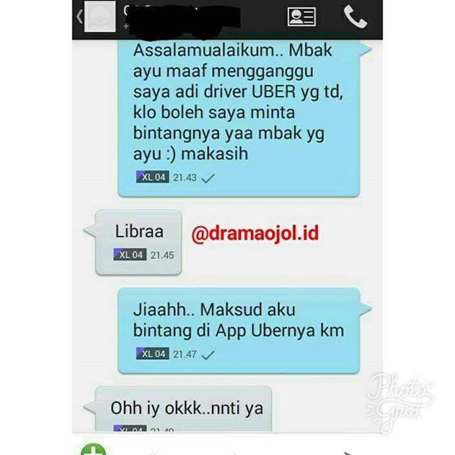 Kocak! Percakapan Driver Ojek Online Saat Minta Bintang Ini Bikin Penumpangnya Gagal Fokus