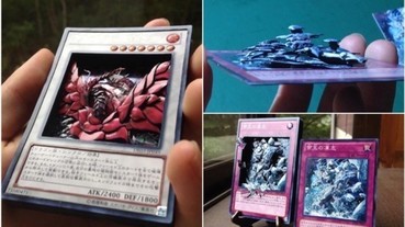 有神快拜！日本人把「遊戲王卡」裡的怪獸召喚出來了！