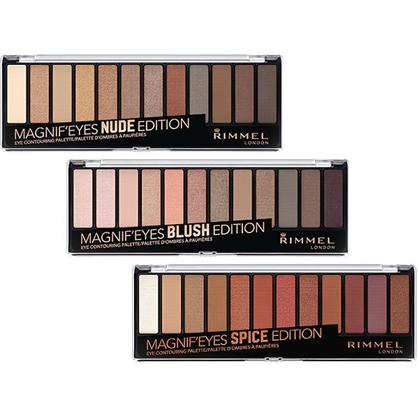 Rimmel 倫敦芮魅 魅惑電眼12色眼影盤(14.2g) 款式可選【小三美日】