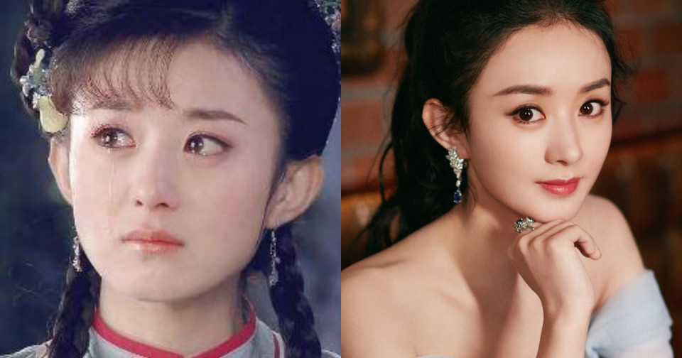 趙麗穎剛出道舊照