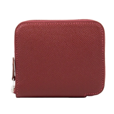 Hermes 絲巾短夾 (Rouge H 愛馬仕紅 x 咬錢虎) Silk’in Compact wallet